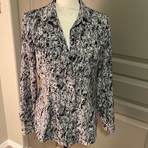 Snakeskin print blouse